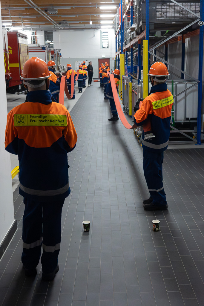 Jugendfeuerwehr im Teamwork-Training